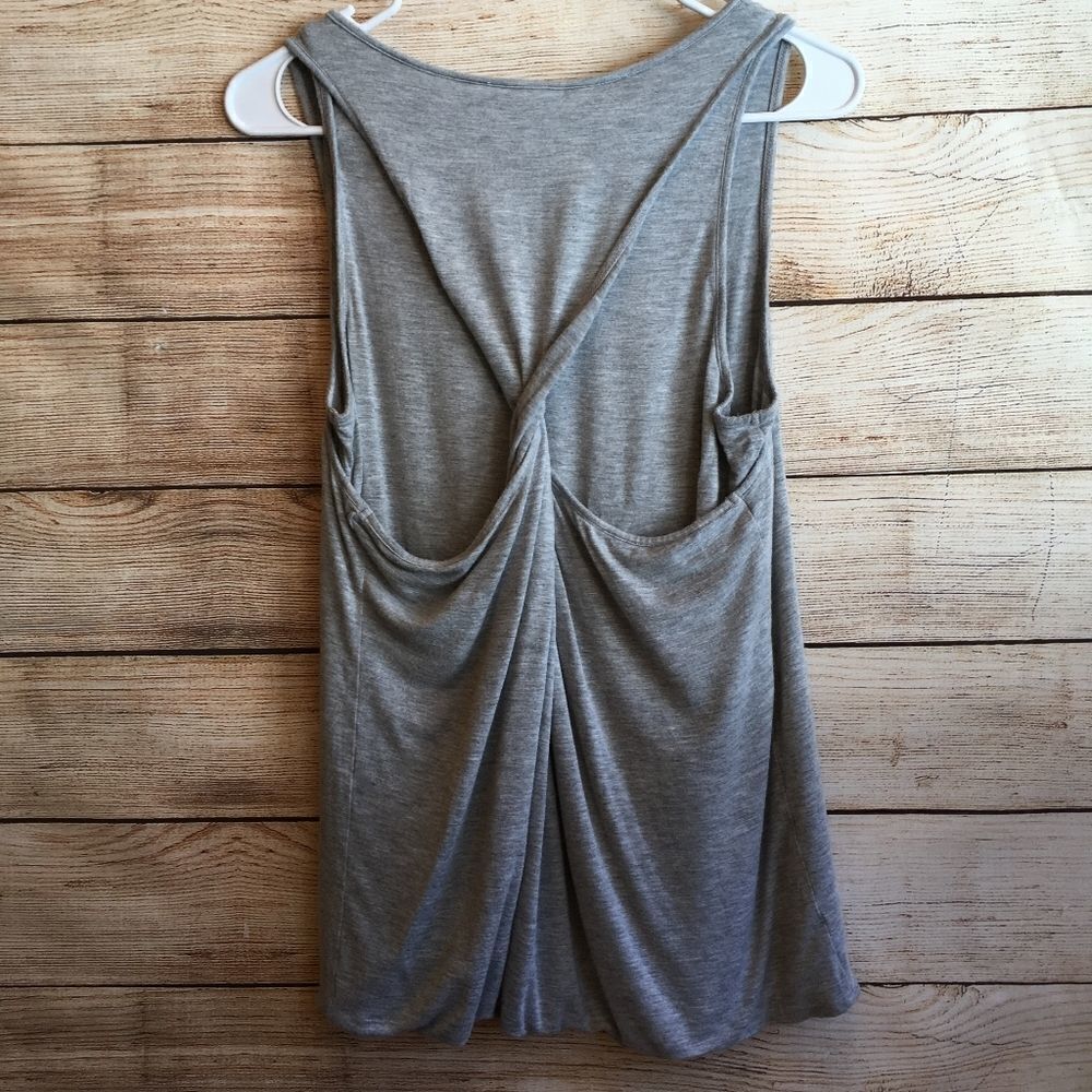 ATHLETA TWISTER TANK TOP IN GRAY KNIT‎ - Picture 5 of 6
